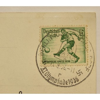 Austrian fund of Olympic games support card. 1936 XI Olympic games. Espenlaub militaria